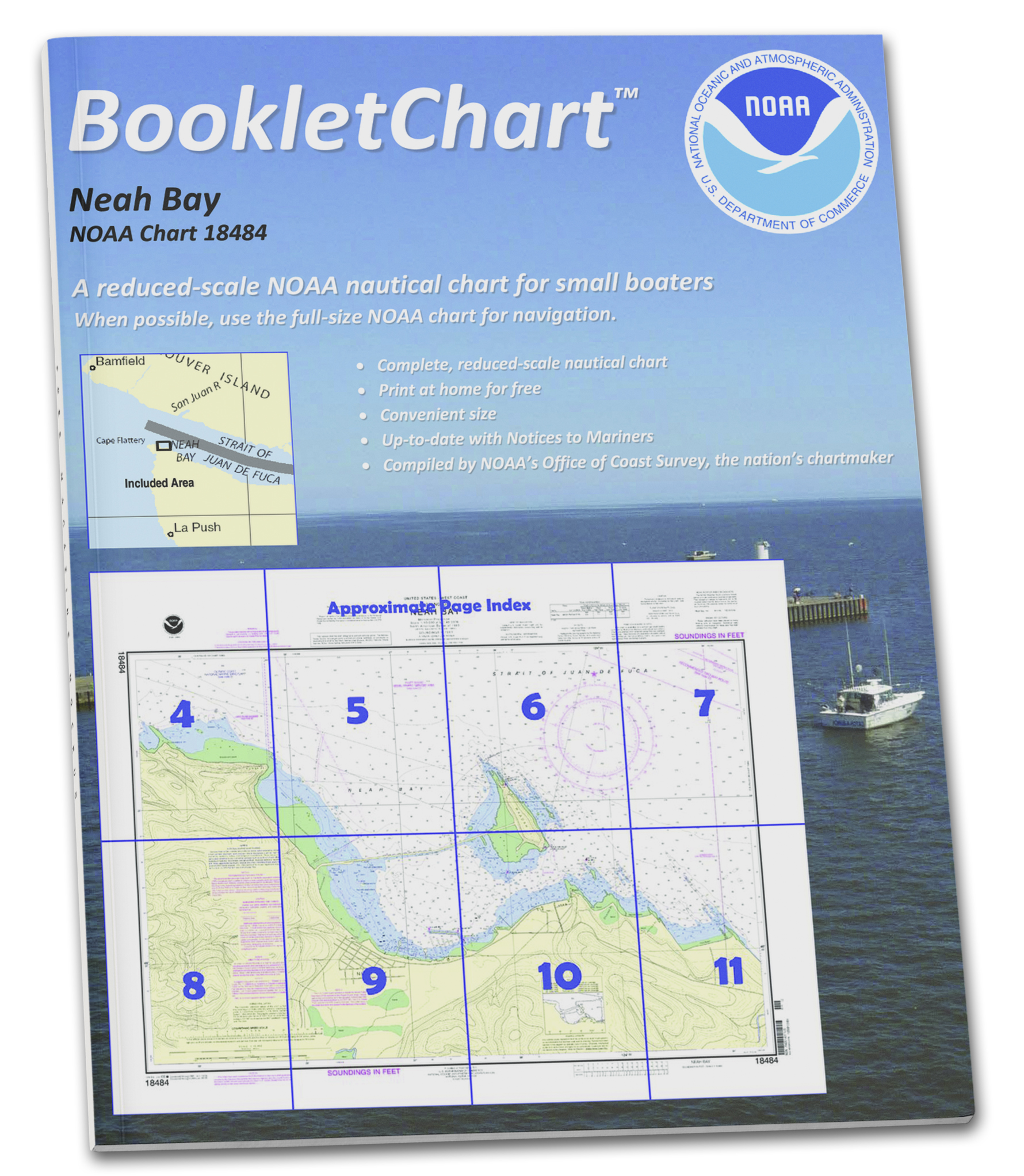 NOAA Nautical Charts for U.S. Waters 8.5 x 11 BookletCharts NOAA