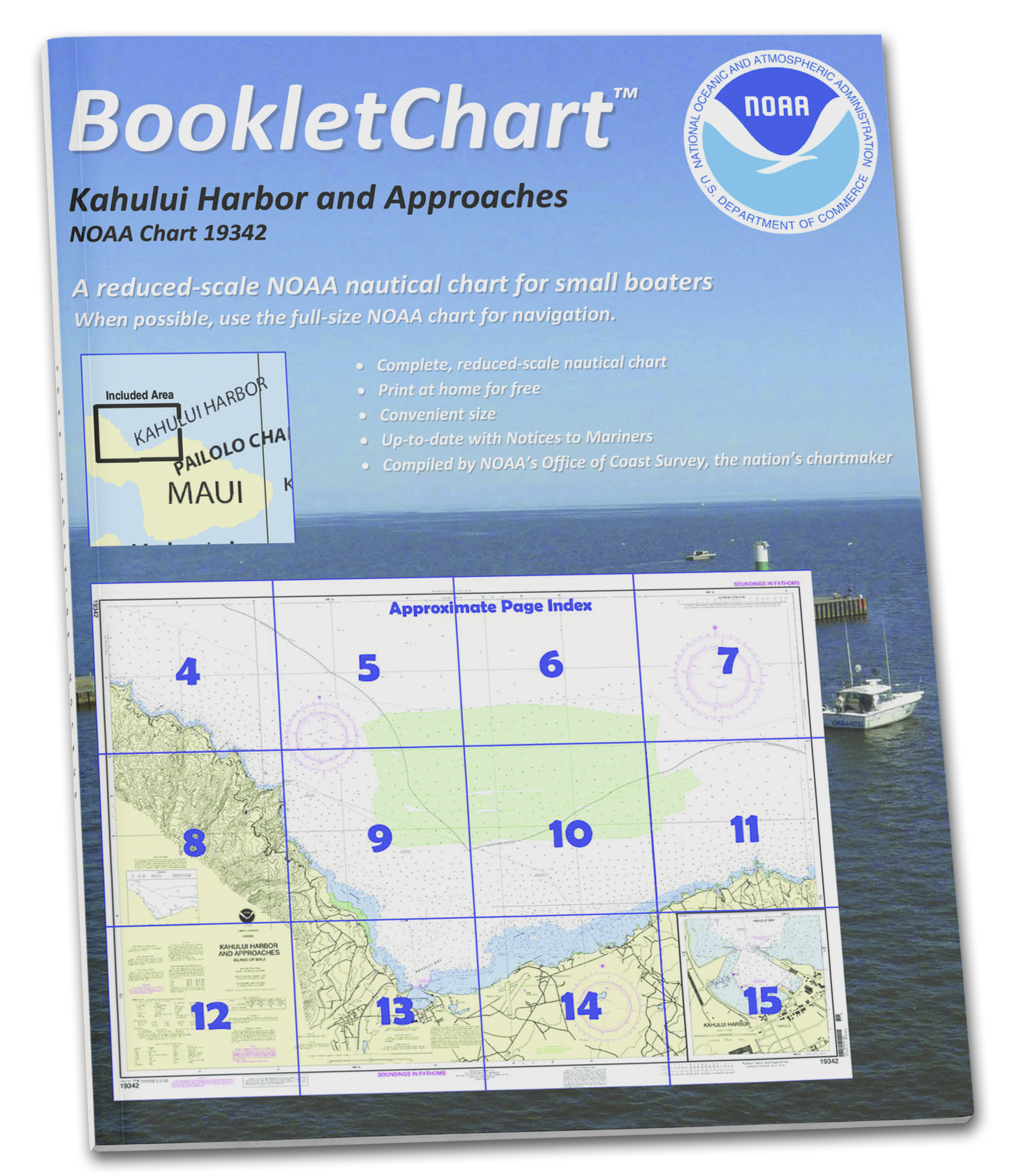 NOAA Nautical Charts for U.S. Waters 8.5 x 11 BookletCharts NOAA