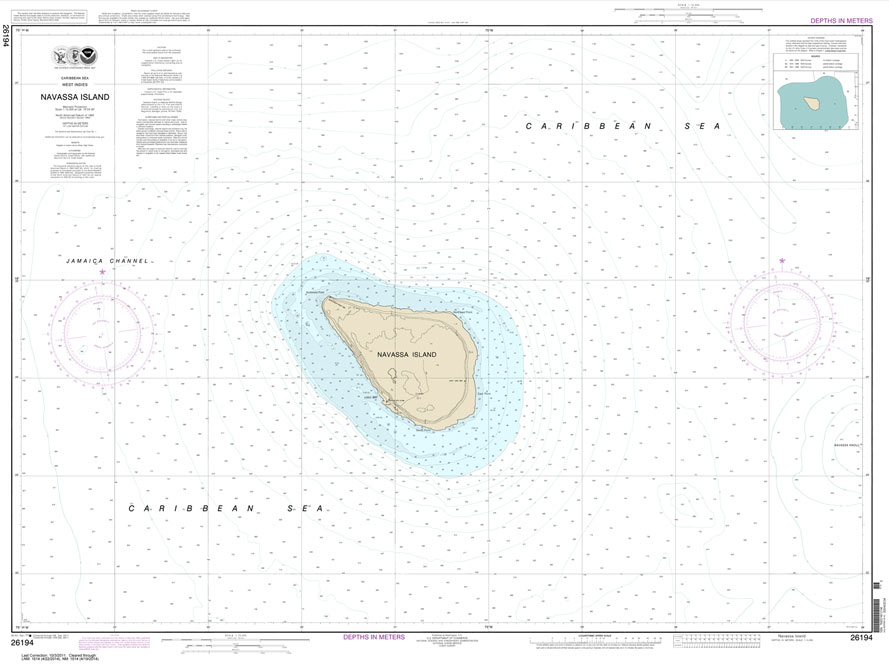 HISTORICAL NOAA Chart 26194: Navassa Island